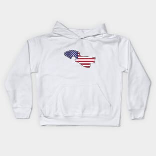 Detroit Belle Isle Circuit [flag] Kids Hoodie